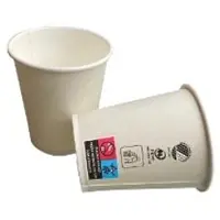 Multi Papperskaffekopp 80x90 mm, 25 cl / 8 oz Svanenmärkt, enkelsidig vägg, vit, 20 st x 80 st/krt
