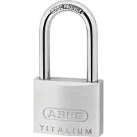 ABUS 64TI/40HB40 KD, Konventionellt hänglås, Tangentlås, Olika låsning, Gjuten aluminium, Gjuten aluminium, Stål