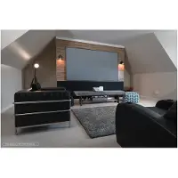 Elite Screens Aeon Series AR100WH2 - Projektorduk - väggmontering - 100 (254 cm) - 16:9 - CineWhite - svart