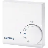Eberle 111 1102 51 100 RTR-E 6124 rumtermostat, utanpåliggande, dygnsuppvärmning inkl. temperatursänkning