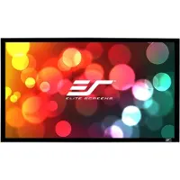 Elite Screens Elite SableFrame ER110WH1 - Projektorduk - väggmontering - 110 (279 cm) - 16:9 - CineWhite - svart