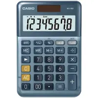 Casio MS-80E Bordsräknare Blå Display (ställen): 8 solcell (L x B) 101 mm x 149 mm