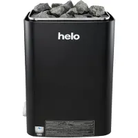 Helo Bastuugn 6 kW Vienna svart