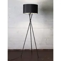 Nielsen Light Uptown Golvlampa - Svart med svart skärm