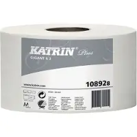 Katrin Toalettpapper 2-lag | 160m | Plus Gigant S2 | vit | 12st