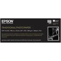 Epson Traditional Photo Paper - Rulle (111,8 cm x 15 m) - 300 g/m² - fotopapper - för Stylus Pro 11880, Pro 98XX SureColor SC-P10000, P20000, P8000, P9000, P9500, T7000, T7200