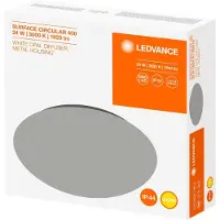 Ledvance SURFACE CIRCULAR 400 - Vägg-/taklampa - LED - 24 W - varmt vitt ljus - 3000 K - vit
