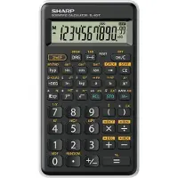 Sharp EL-501T, Ficka, Vetenskapsfunktion, 12 siffror, 1 linjer, Batteri, Svart, Vit