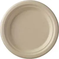 Duni Tallrik rund 18 cm Bagasse FF naturbrun,50 st/ps - (50 st)