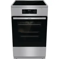 Gorenje 740742, Fristående köksspis, Rostfritt stål, Röra, Silver, Metall, Rostfritt stål, Framsida