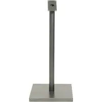 Securit stativset i coated steel för informationsdisplay: 95 cm stolpe + bas, svart