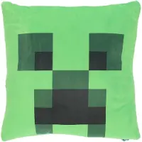 Minecraft velourkudde, grön