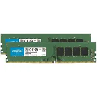 Crucial - DDR4 - sats - 16 GB: 2 x 8 GB - DIMM 288-pin - 3200 MHz / PC4-25600 - CL22 - 1.2 V - ej buffrad - icke ECC