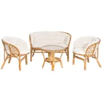4Living WLONONWCRRKAK actionpl: Living Bahama-set (ljus)