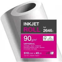 Clairefontaine Plotterpapper universal 90 g, 610 mm x 45 m
