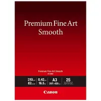 Canon A3 310gsm FA-SM2 fotopapper | Premium Fine Art Smooth | 25 ark