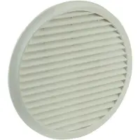 Wallair N33830 ventilationsgaller i plast för rördiameter 15 cm