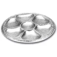 Multi Aluplatta 7 fack Ø277x15 mm rund, 4 st/förp á 70 st/krt