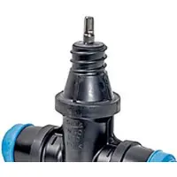 INDUFLOW Anslutningsventil 40 mm - Delrin, PN16 för PE-rör, dragfast 2630 Hawle