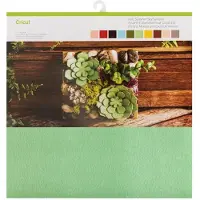 Cricut 2003829 Filt för tillskärning Skärbredd 30.5 Ljusrosa, Röd, Plommon, Ljusblå, Grön, Mint, Ljusgul, Brun, Persika, Grå