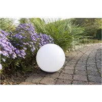 Heitronic 37234 Globo solcellsdekorationsljus solkula LED (RGB) LED inbyggd 0,4 W vit