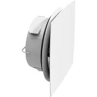 Lindab Airy frontplåt böjd AIRYFP-BOW 125 mm RAL9003
