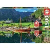 Sonstige Verlage Pussel 1500 bitar Vikingaskepp