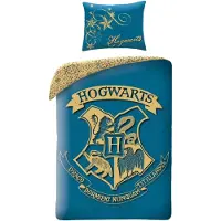 Halantex SP. z.o.o. Harry Potter Hogwarts påslakan 2-i-1 design 3 - 100 % bomull