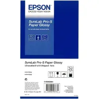 Epson SureLab Pro-S Paper Glossy - Blank - 252 mikron - Rulle (12,7 cm x 65 m) - 254 g/m² - 2 rulle (rullar) papper - för SURELAB D3000, D700, SL-D1000 SURELAB SL D700, D800, D800 240V