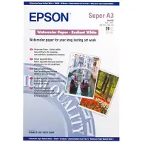 Epson A3+ 190g S041352 Watercolor Paper | Radiant White | 20 ark