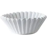 Multi Skålfilter Catersource TCF Ø250/Ø110xH70 mm papper Svanenmärkt vit, 4 pk x 250 st./kartong