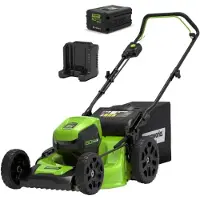Greenworks Gräsklippare GD60LM46HPK4; 60 V; 1x4,0 Ah batt.