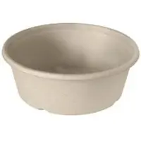 Multi Skål rund 1200 ml Ø194x65 mm brun bagasse natur, 4-pack (40 st./kartong)