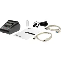 Safescan TP-230 - Etikettskrivare - termisk linje - 203 dpi - upp till 60 mm/sek - USB, seriell - svart