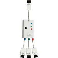 Sinox beslag Sinox i-Media SXV1953 - Video-/ljudomkopplare - 3 x HDMI - skrivbordsmodell