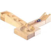 Varis Toys VARIS marmor trä bollbana utbyggnad IV (9 delar)