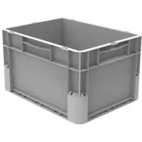 Bleva A/S EuroClick Eurokasse 44L Rec - grå, 600x400x235 mm (u/handtagsöppningar)