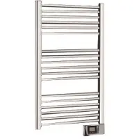 Thermrad elektrisk handdukstork CORE-E 1177X500 mm 750 W vit RAL 9016, rund profil, IP44, digital styrning