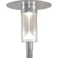 SOLAR PLUS DeKaLED G5 parkarmatur för Ø60mm mast varmgalvaniserad LED DLM ES 27W 3K 2566Lm KL II 5M kabel 230V IP44 IK10