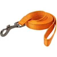 Dogman Nylonkoppel Iris Orange L 180cm