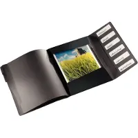 Leitz Solid - Klassifikationsmapp - 6 delar - för A4 (210 x 297 mm) - kapacitet: 200 ark - tabbad - svart