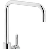 Nobili Köksblandare Image med L-pip - krom, svängpip, 1-grepp, flexsl. 3/8