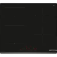 Bosch Serie | 6 PVS63KHC1Z - Induktionshäll - 4 kokplattor - Fördjupning - bredd: 56 cm - djup: 49 cm facetterad front - svart