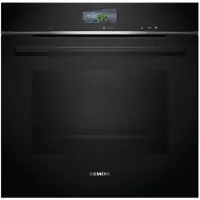 Siemens iQ700 HS736G1B2 - Ugn - med ångfunktion - inbyggd - Wi-Fi - fördjupning - bredd: 56 cm - djup: 55 cm - höjd: 58.5 cm - med självrengöring - Klass A+ - svart