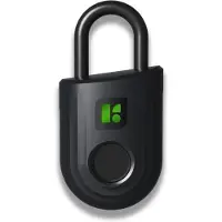Igloohome Padlock Lite - Hänglås - biometriskt, smartmobilapp, elektronisk - smart lås - bluetooth-nyckel, fingeravtryckssensor - Bluetooth 5.0