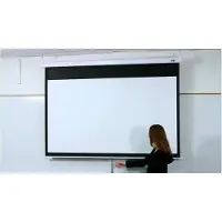 Elite Screens Manual Series M120XWV2 - Projektorduk - takmontering, väggmontering - 120 (305 cm) - 4:3 - MaxWhite - vit