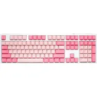 Ducky One 3 Gossamer Pink, Fullstor (100 %), Kabel, USB, Mekaniska tangentbrytare, Rosa, Vit