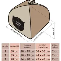 HOBBYDOG iglobox - ljusbrun med tassar R3
