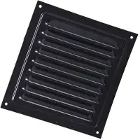 DUKA Galler/skärmsats med insektsnät 150 x 150 mm, svart MVM