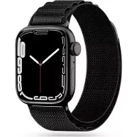 Tech-Protect 42 / 44 / 45 / 49 mm nylon Apple Pro Watch-rem svart